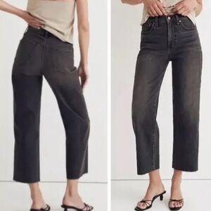 Madewell Wide Leg Crop Jeans